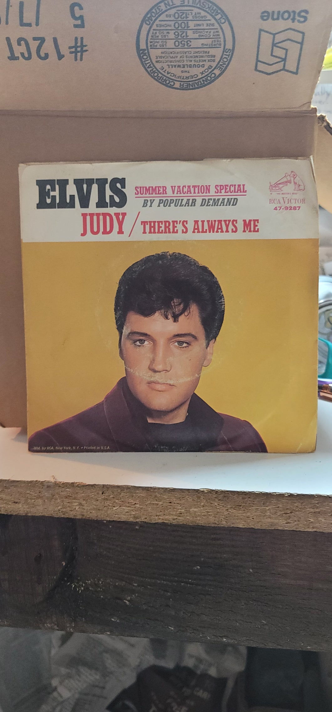 ELVIS PRESLEY 45 RCA VICTOR 47-9287 JUDY/THERE’S ALWAYS ME **