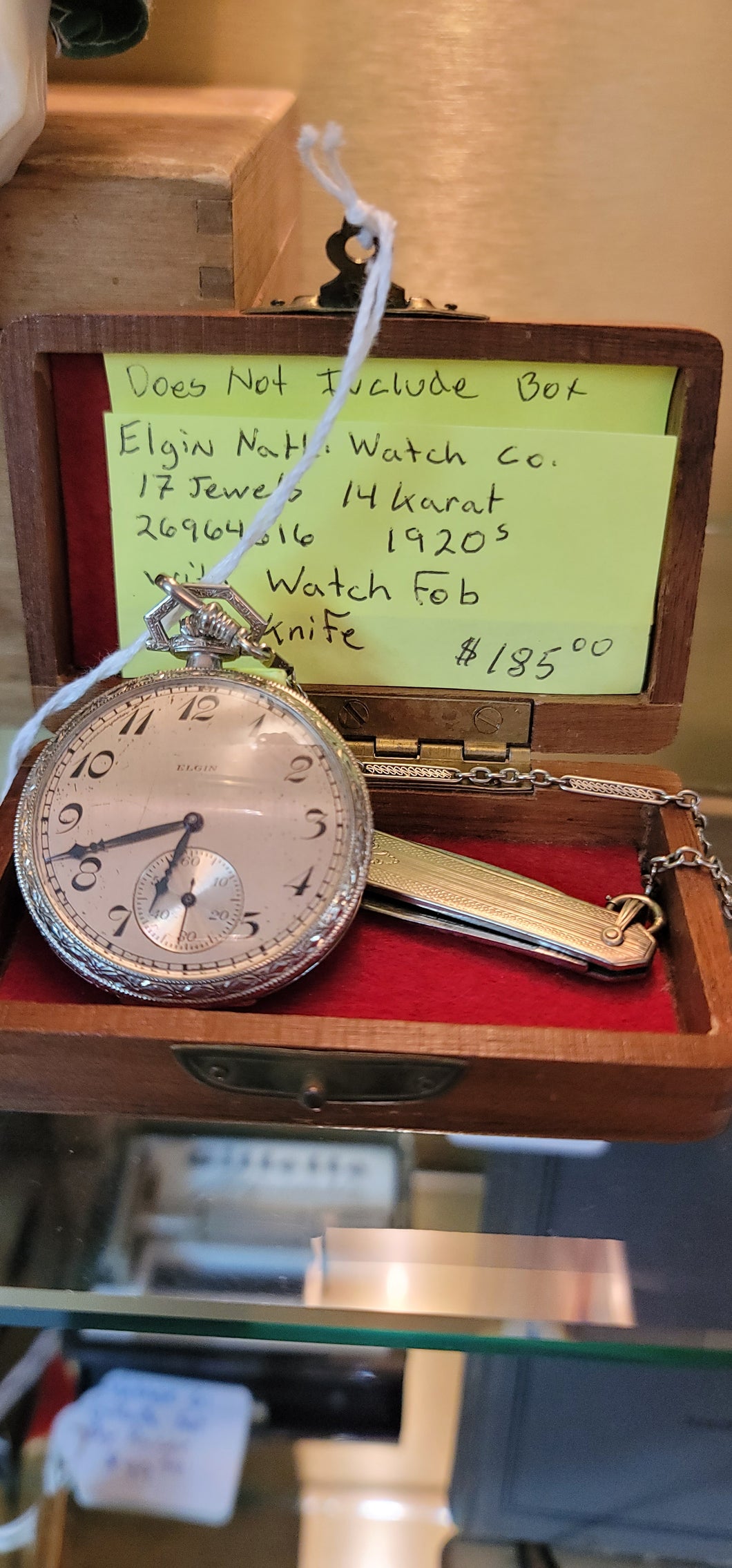 Elgin Nath. Watch co