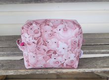 Load image into Gallery viewer, Pigs Foldover Makeup Bag
