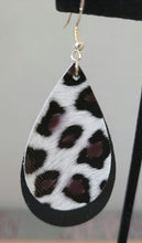 Load image into Gallery viewer, Leopard Faux Leather Earrings
