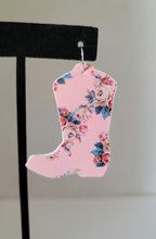 Load image into Gallery viewer, Cowboy Boots Faux Leather Earrings
